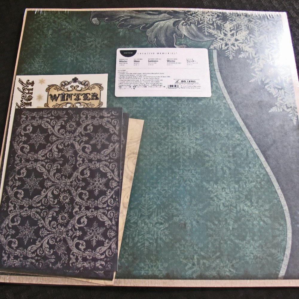 One Pkg Creative Memories Reminisce Winter